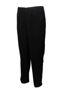 H229 custom-made black long trousers